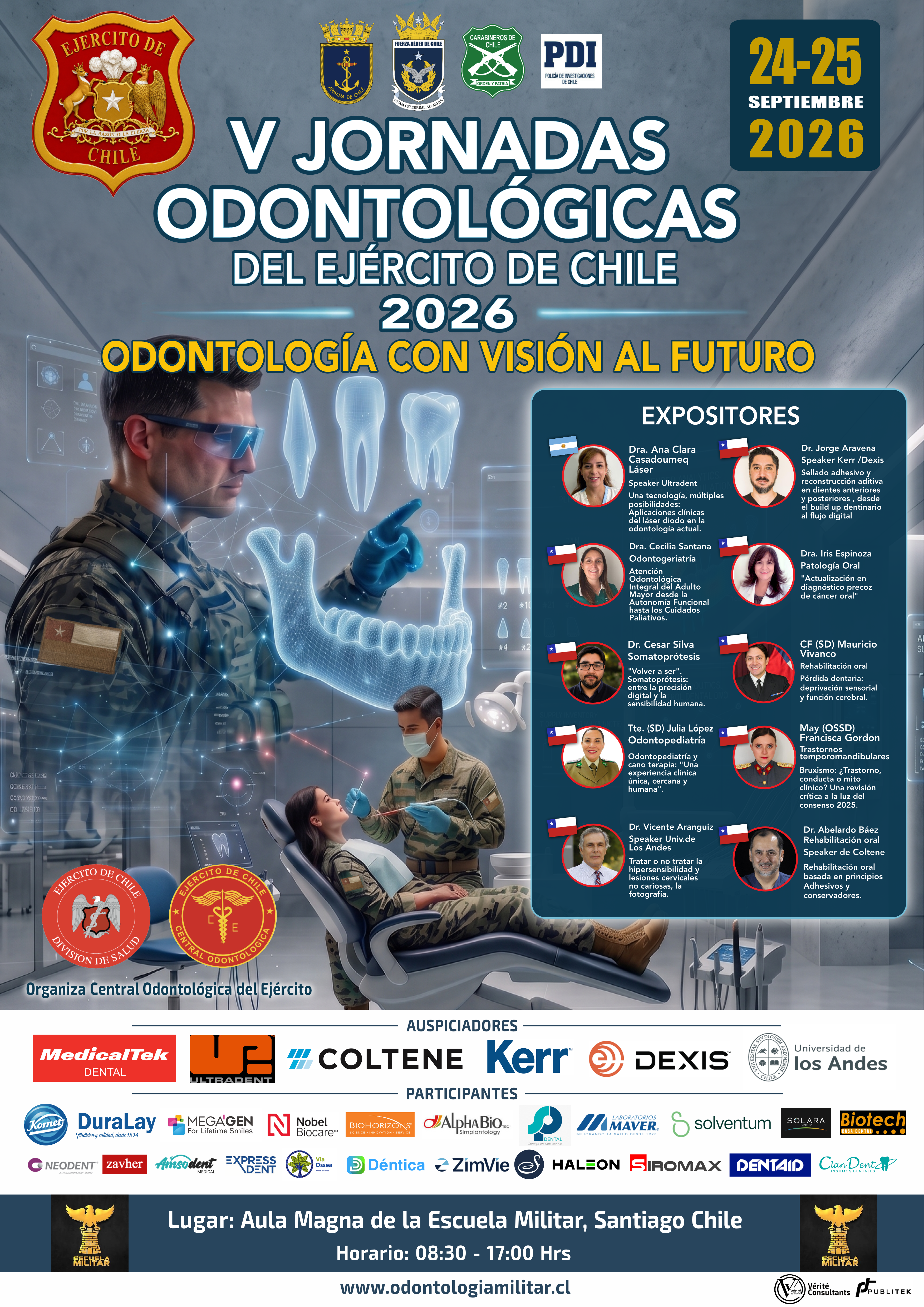 Afiche V Jornadas Odontológicas 2026